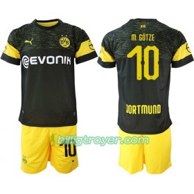 Billige Fotballdrakter Borussia Dortmund M.Gotze 10 Barn Bortedraktsett 2018/19 Kortermet